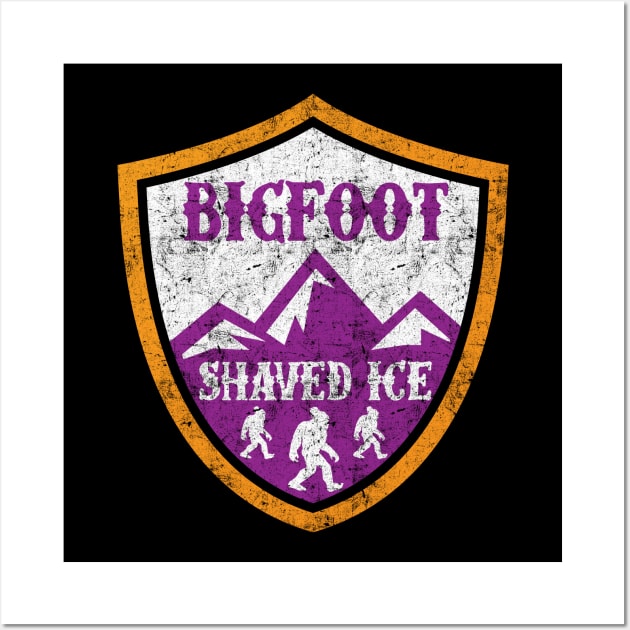 Bigfoot Shaved Ice Wall Art by AdultSh*t